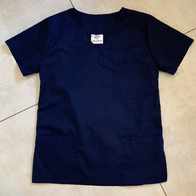 NAVY Scrub Top (Unisex)