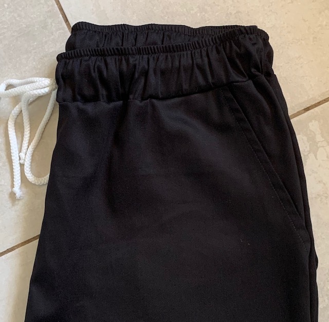 BLACK SATEEN Scrub Jogger Pants (Unisex) - Image 6