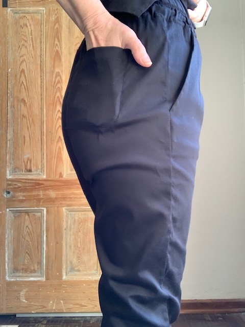 BLACK SATEEN Scrub Jogger Pants (Unisex) - Image 4