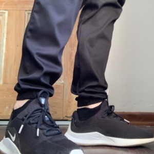 BLACK SATEEN Scrub Jogger Pants (Unisex)