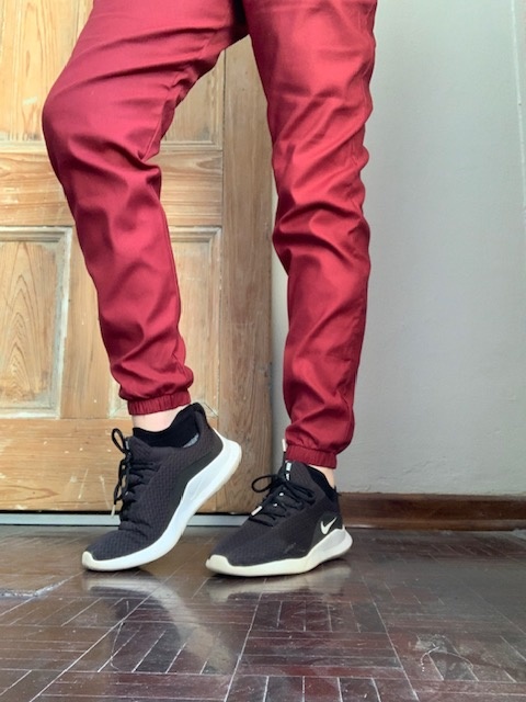 BURGUNDY SATEEN Scrub Jogger Pants (Unisex) - Image 3