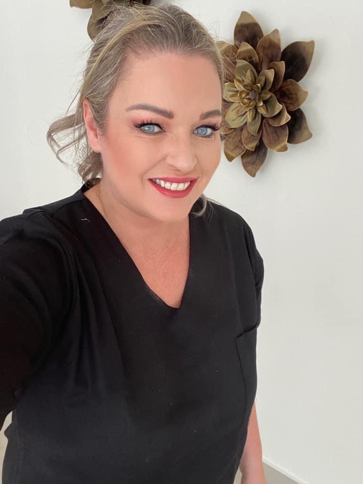 BLACK SATEEN Scrub Top (Unisex)