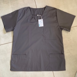GREY Scrub Top (Unisex)