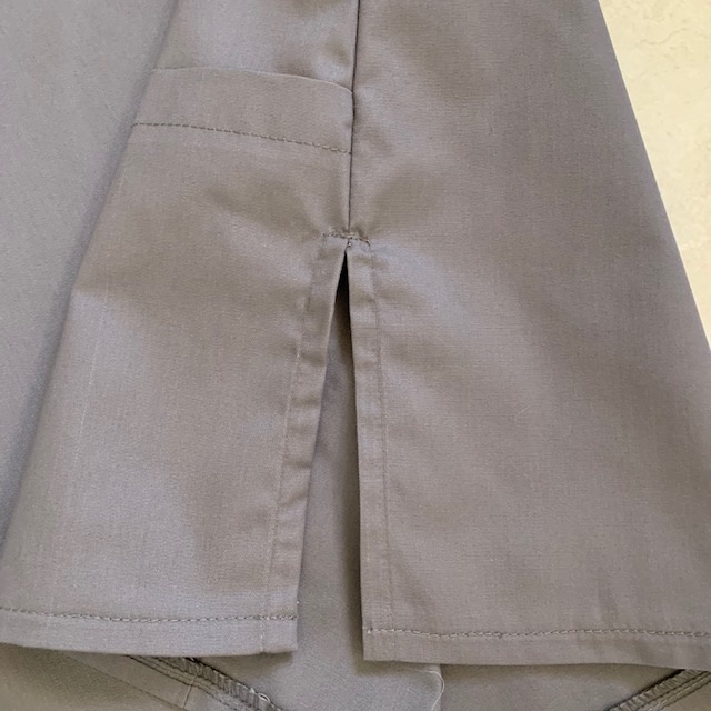 GREY Scrub Top (Unisex) - Image 4