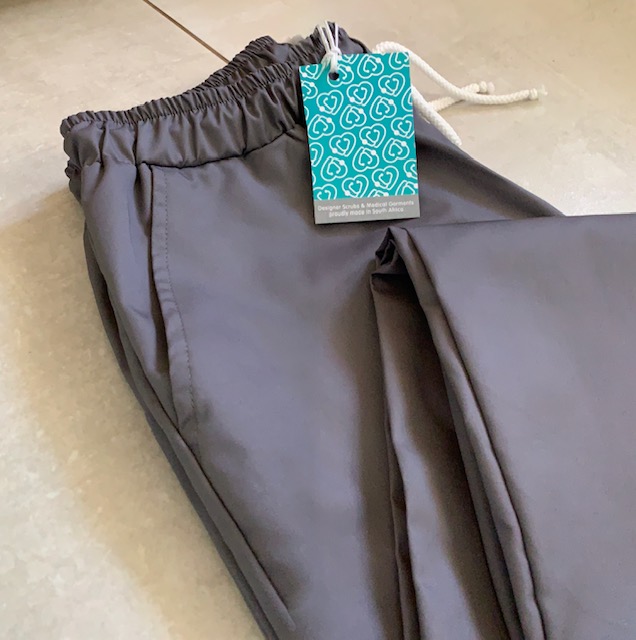GREY Scrub Pants Straight Cut (Unisex) - Image 5