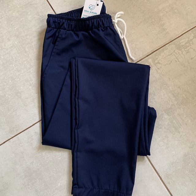 NAVY Scrub Pants Straight Cut (Unisex)