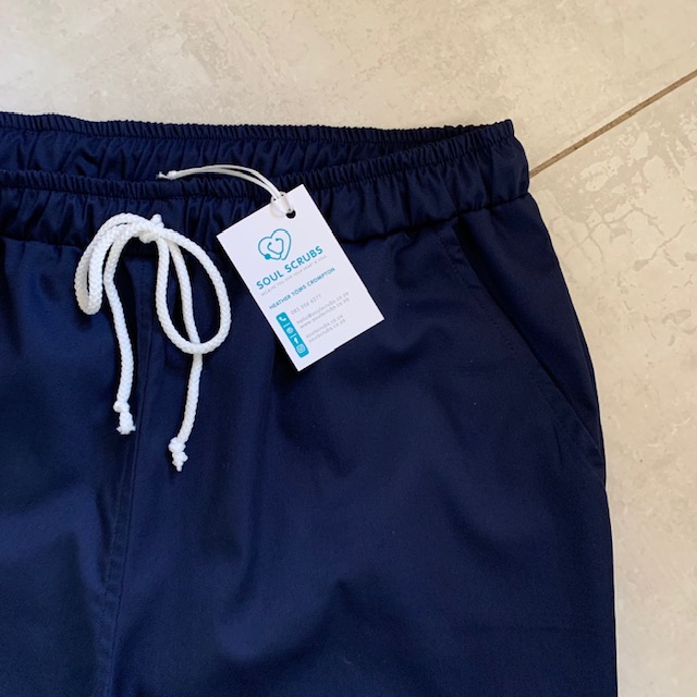 NAVY Scrub Pants Straight Cut (Unisex) - Image 2
