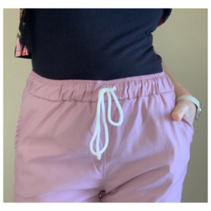 Dusty Pink Scrub Jogger Pants Unisex