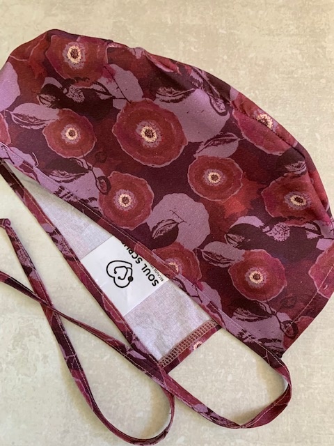 PLUM ROSE Scrub Cap - Image 3