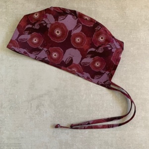 PLUM ROSE Scrub Cap