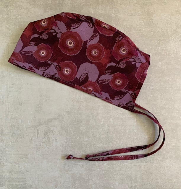 PLUM ROSE Scrub Cap