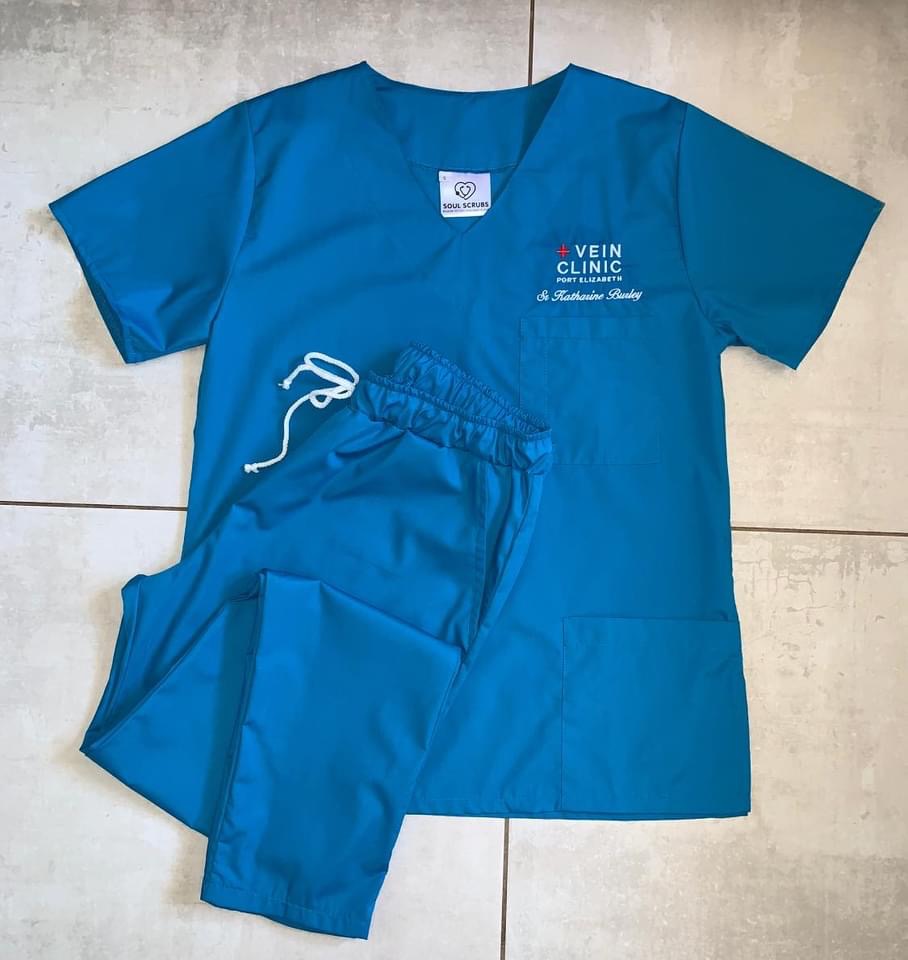 TEAL Scrub Top (Unisex) - Image 3