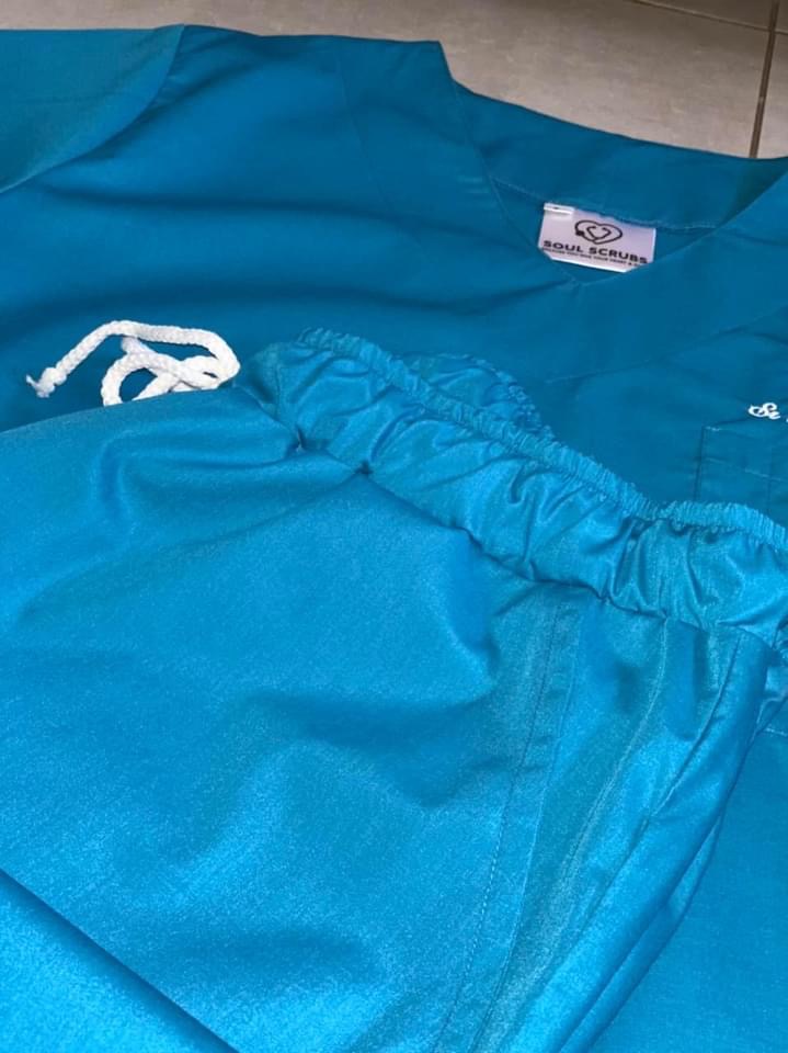 TEAL Scrub Top (Unisex) - Image 2