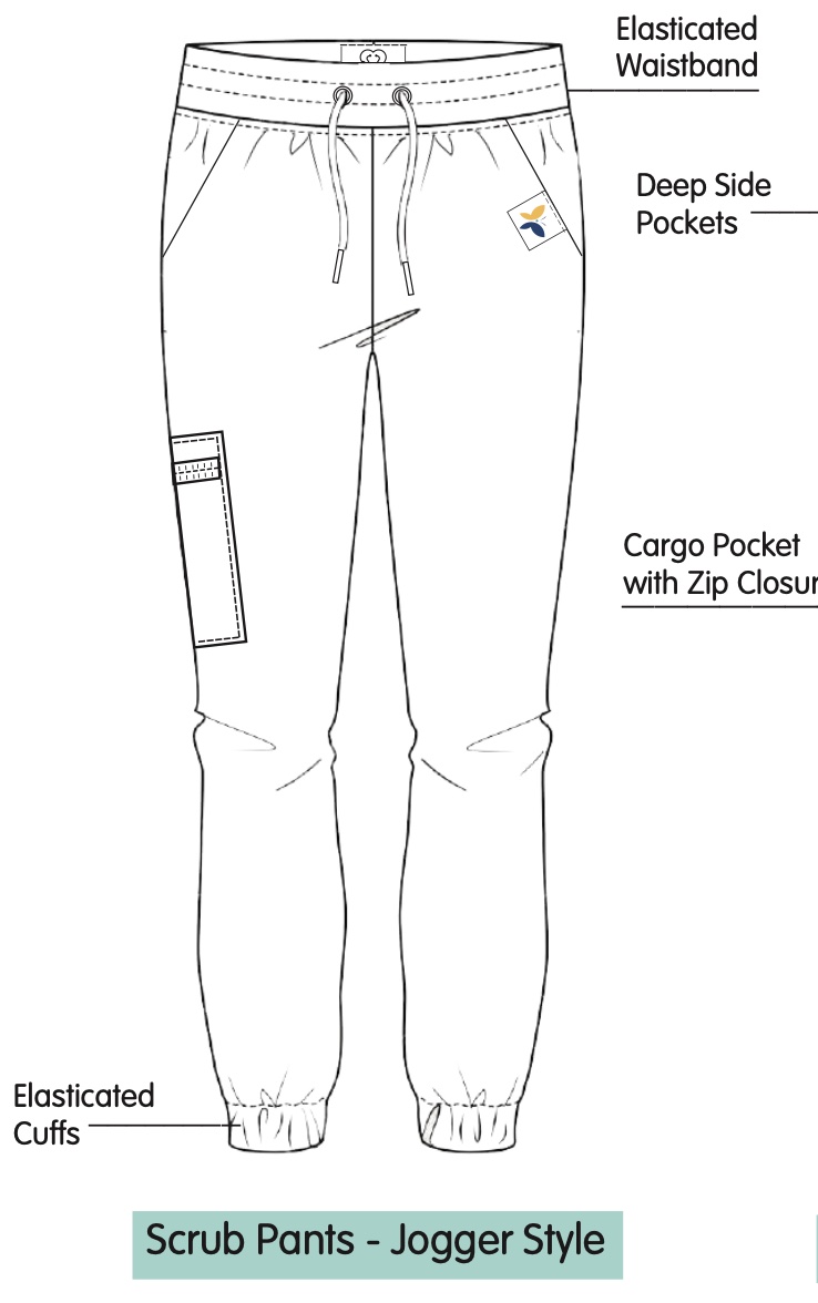 TEAM UNIFORM Jogger Scrub Pants (Unisex) - Image 5