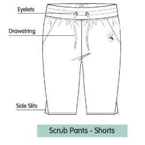 TEAM UNIFORM Scrub Short Pants (Unisex)