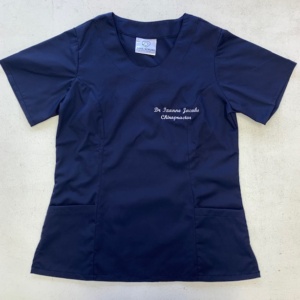 NAVY Shaped Scrub Top (Women's)