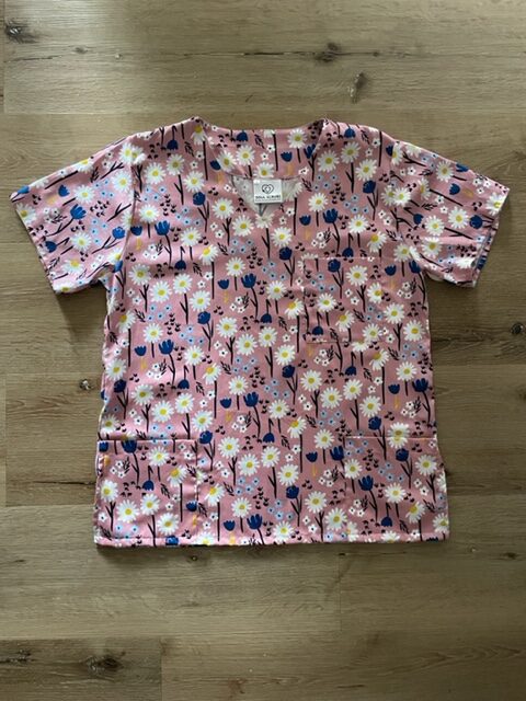 WILDFLOWERS Scrub Top - Image 2