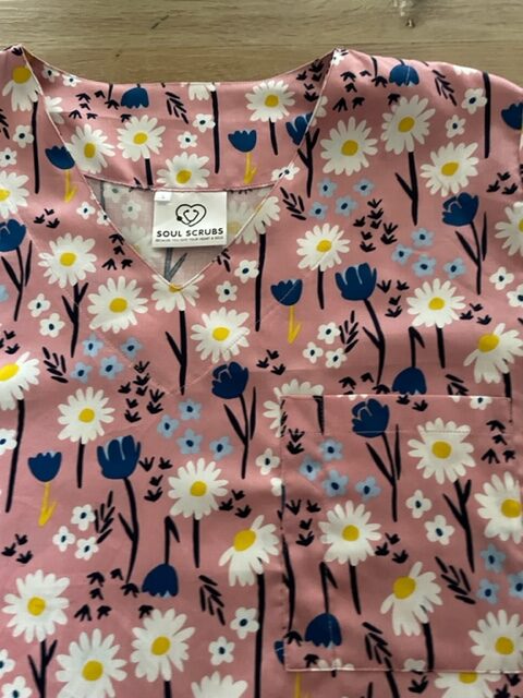 WILDFLOWERS Scrub Top - Image 4