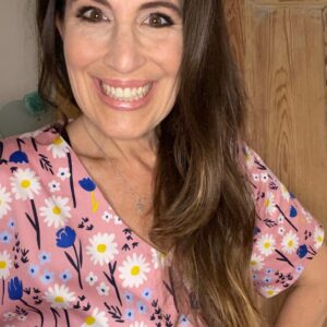 WILDFLOWERS Scrub Top