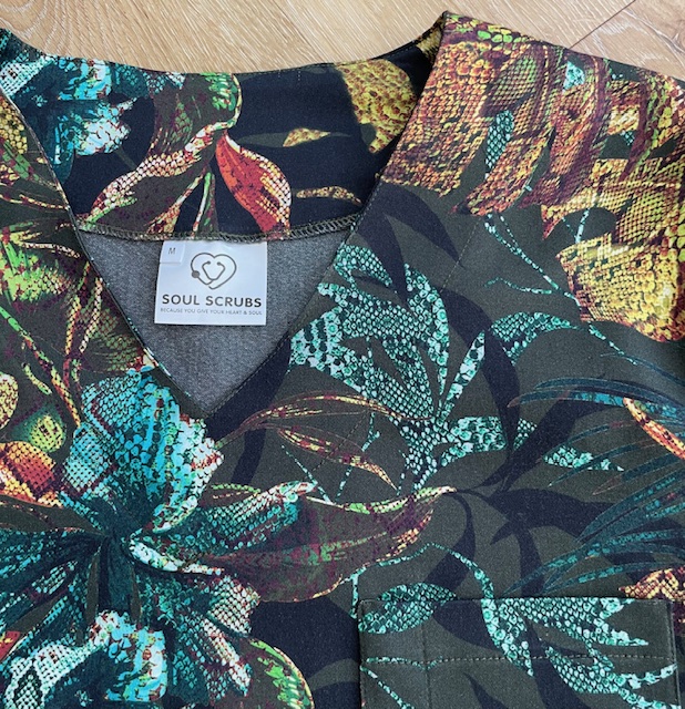 MONSTERA Scrub Top - Image 2