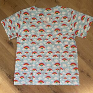 RAINBOWS Scrub Top
